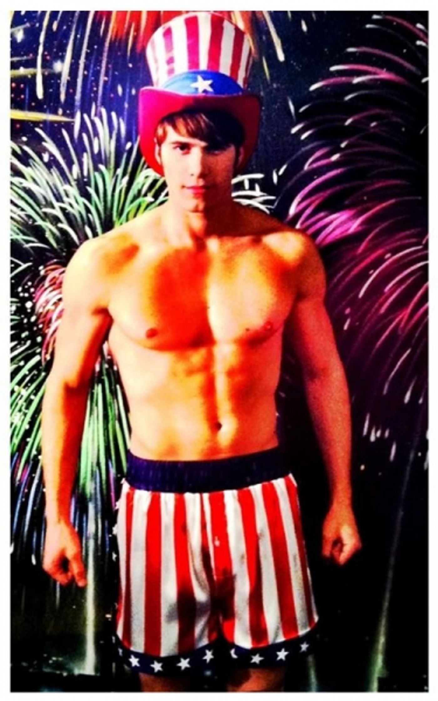 Photo Flash: Blake Jenner is Mr. July in GLEE's 'Men of McKinley' Calendar!  Image