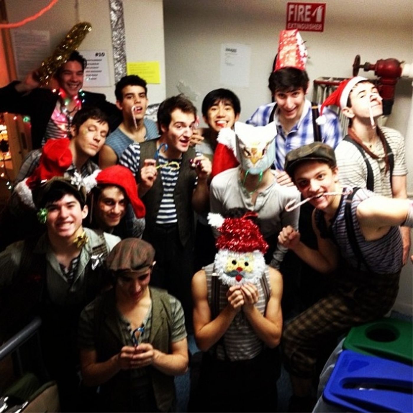 Photo Flash: Saturday Intermission Pics, Dec 22, Christmas Edition - NICE WORK Does CHARLIE BROWN and More!  Image