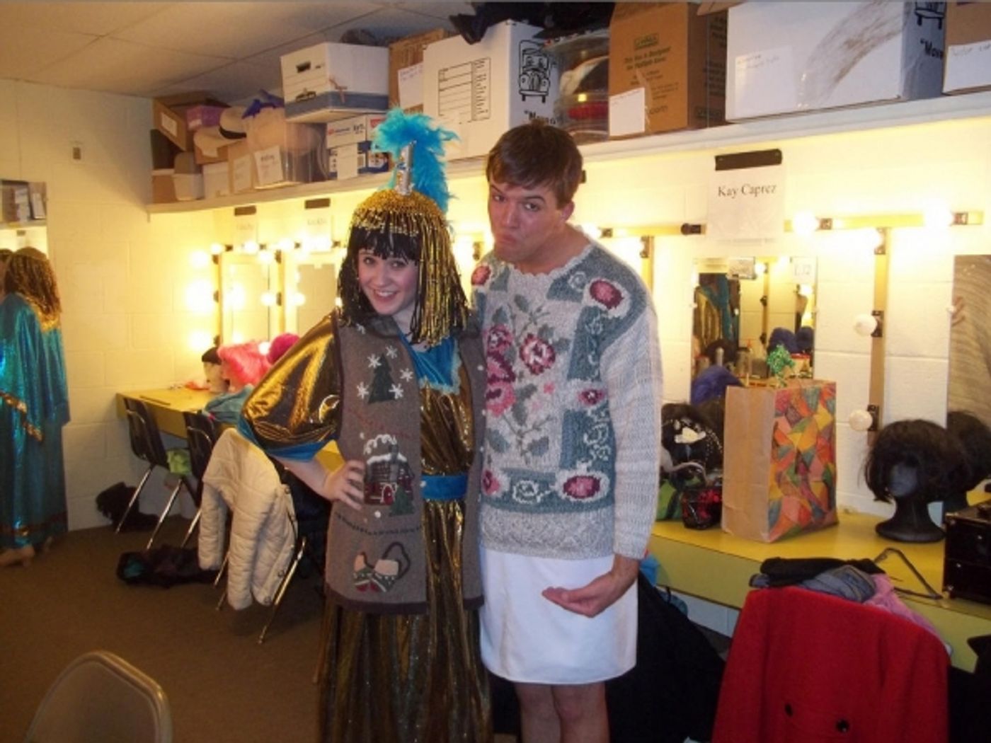 Photo Flash: Saturday Intermission Pics, Dec 22, Part 2 - Holiday Edition - DROOD's Bieber Christmas Wish and More!  Image