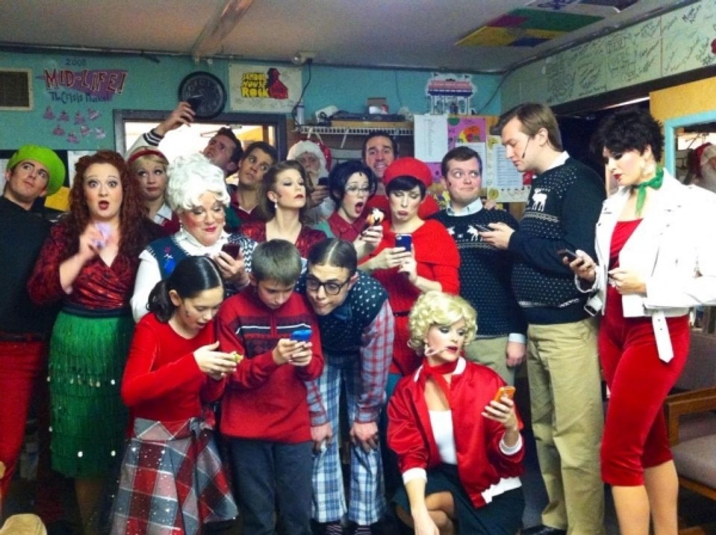 Photo Flash: Saturday Intermission Pics, Dec 22, Part 2 - Holiday Edition - DROOD's Bieber Christmas Wish and More!  Image