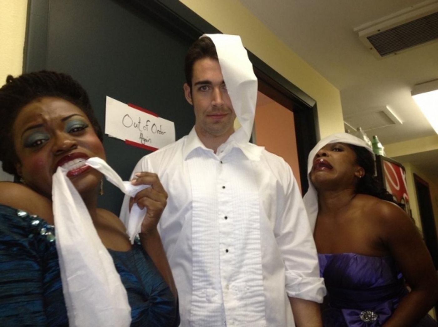 Photo Flash: Saturday Intermission Pics, Dec 22, Part 2 - Holiday Edition - DROOD's Bieber Christmas Wish and More!  Image