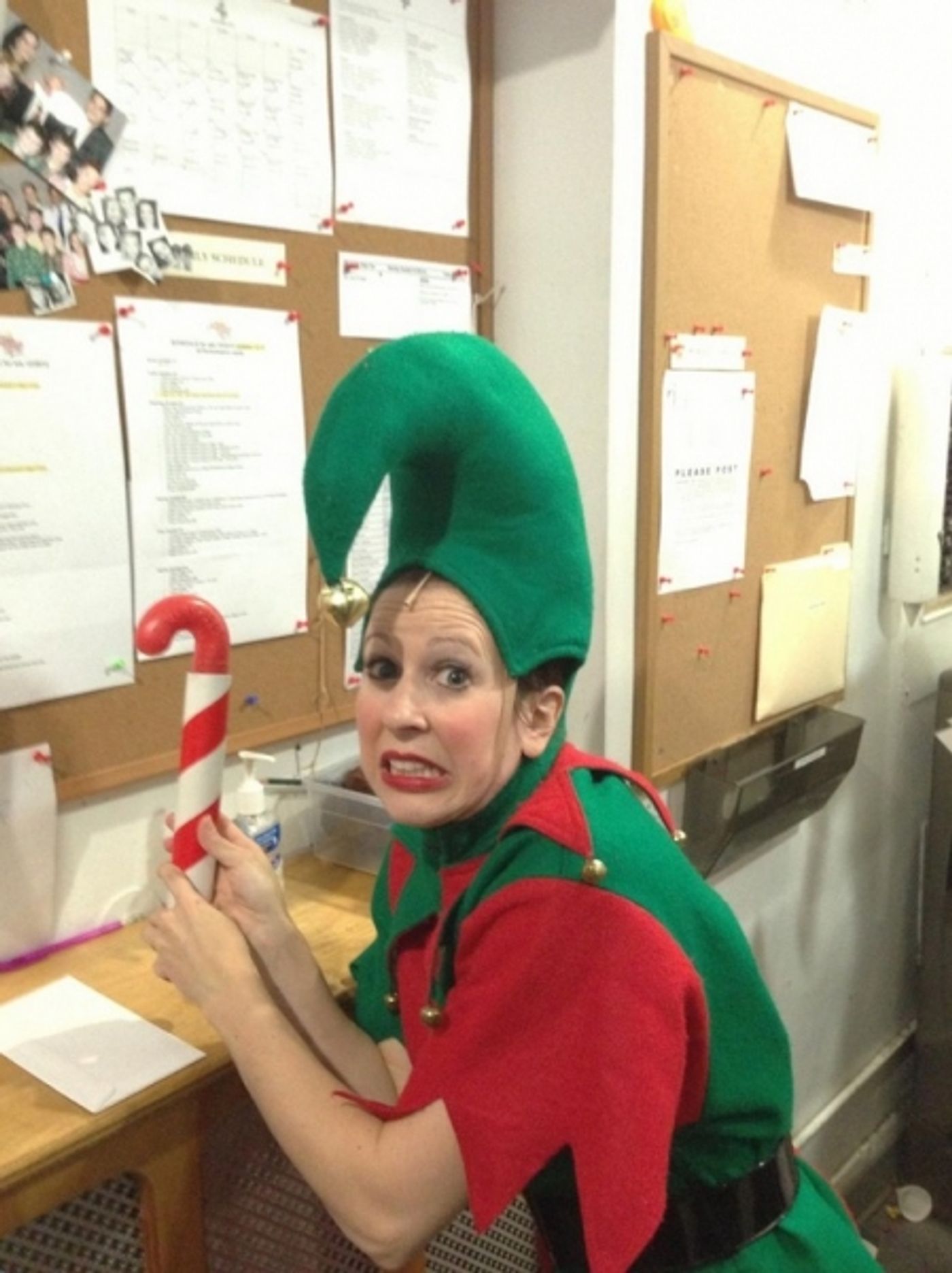 Photo Flash: Saturday Intermission Pics, Dec 22, Part 2 - Holiday Edition - DROOD's Bieber Christmas Wish and More!  Image