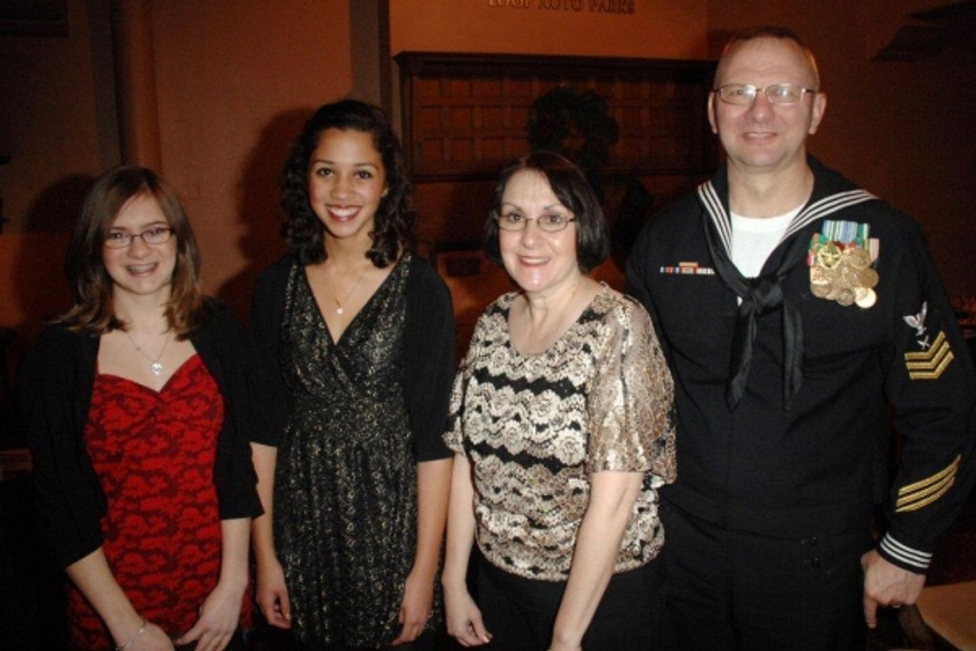 Photo Flash: Patricia Kennedy Hosts Wounded Vets at Joffrey Ballet's NUTCRACKER  Image