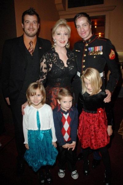 Travis Coursey, Patricia Kennedy, USMC Cpl. Aaron Mankin, Maddie Mankin, Hunter Manki Photo