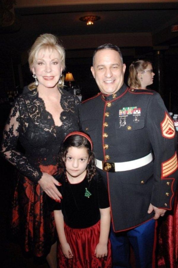 Patricia Kennedy, Gianna Marzelli, USMCSgt. Gene Marzellii Photo