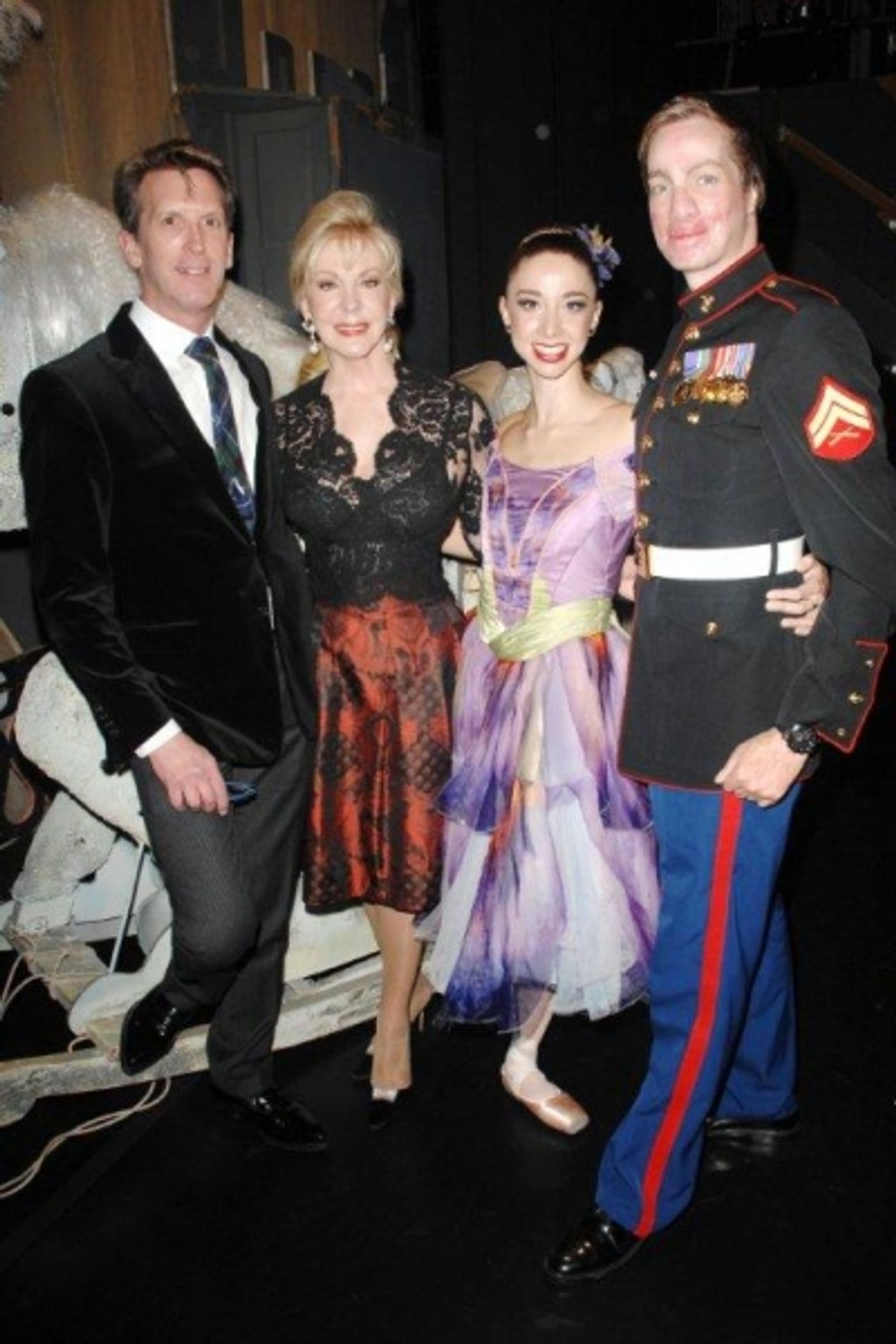 Photo Flash: Patricia Kennedy Hosts Wounded Vets at Joffrey Ballet's NUTCRACKER  Image