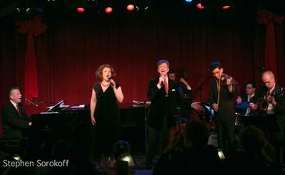 Billy Stritch, Klea Blackhurst, Jim Caruso and Aaron Weinstein Photo