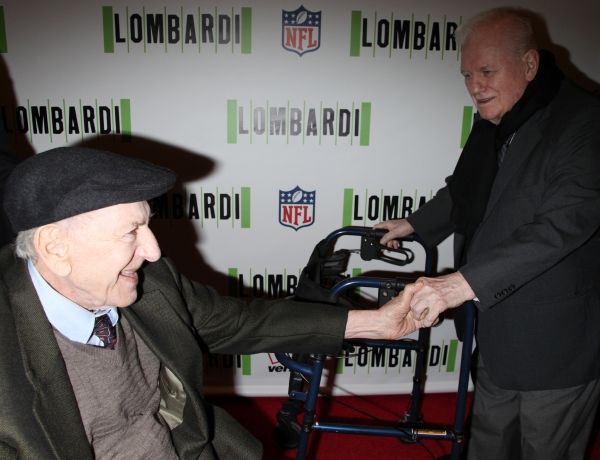 Jack Klugman & Charles Durning attending the Opening Night Performance of 