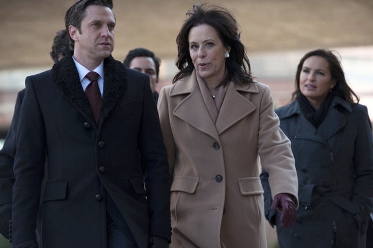 Raul Esparza, Jane Kaczmarek, Mariska Hargitay at 