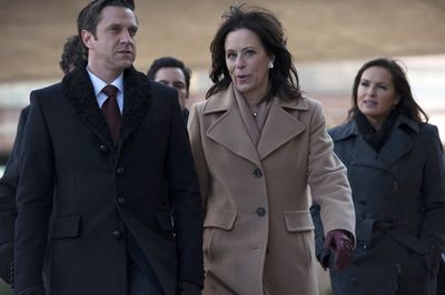 Raul Esparza, Jane Kaczmarek, Mariska Hargitay Photo