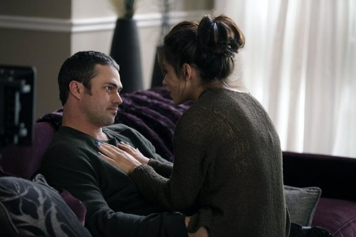 Taylor Kinney, Sarah Shahi at 