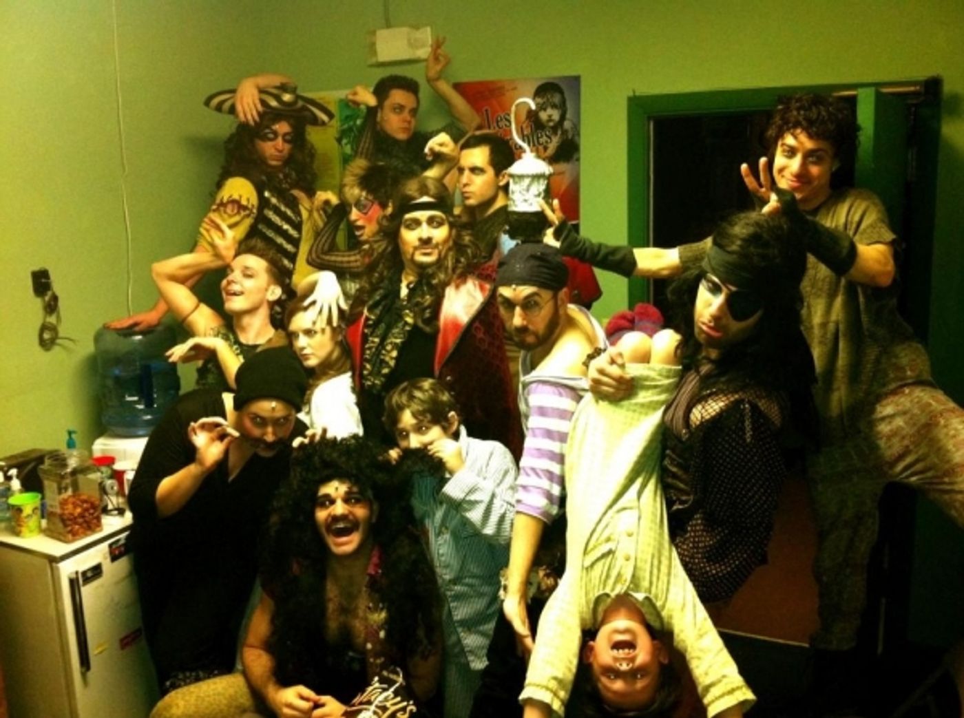 Photo Flash: Saturday Intermission Pics, Dec 29 - New Year's Edition - NEWSIES Ushers in 2013 and More! Image