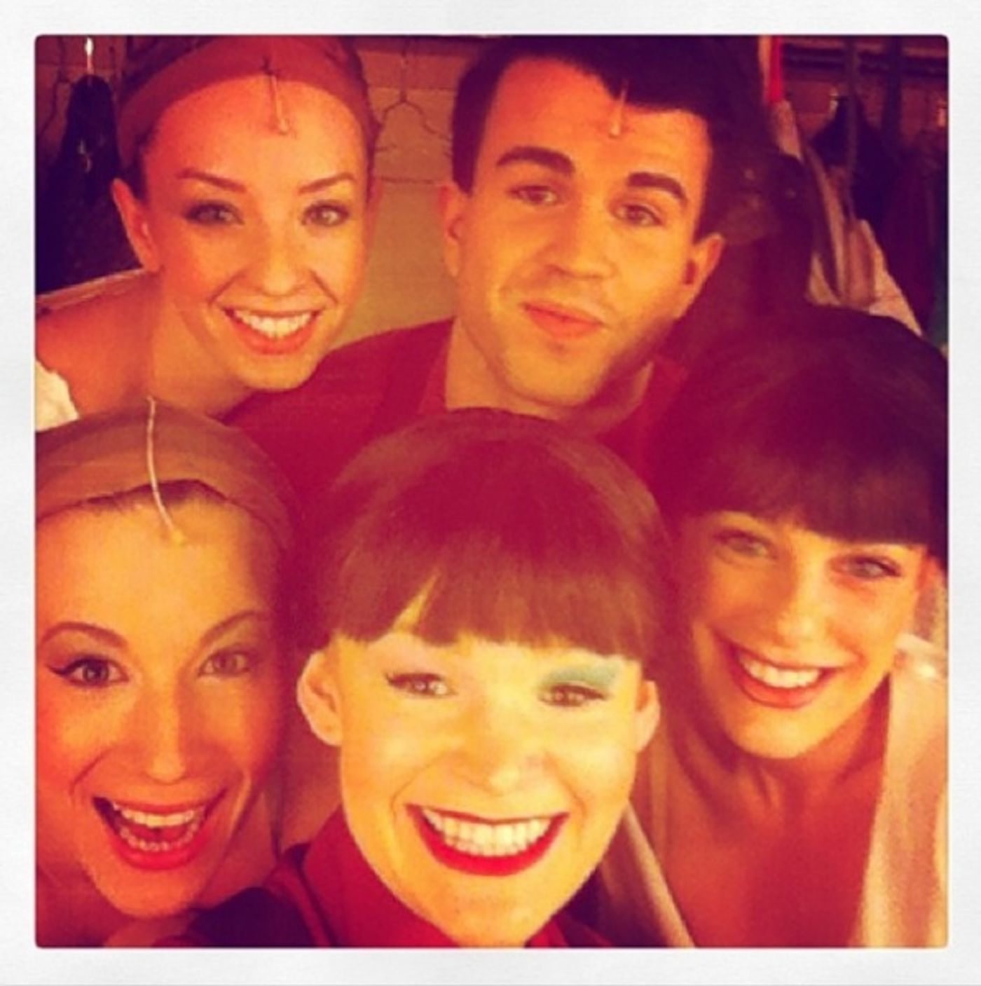 Photo Flash: Saturday Intermission Pics, Dec 29 - New Year's Edition - NEWSIES Ushers in 2013 and More! Image