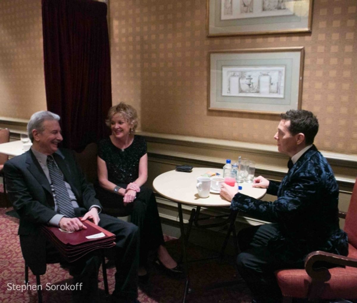 John Oddo, Christine Ebersole, Michael Feinstein at 
