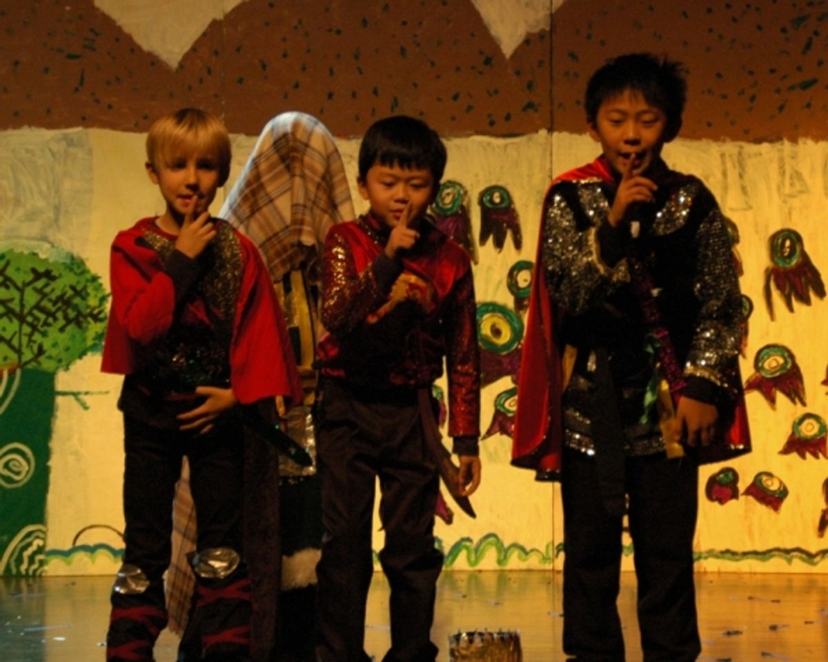 Koen Meier and leo Xiong as sheriff's guards at 