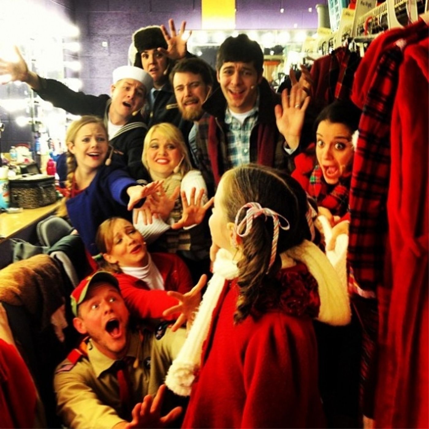 Photo Flash: Saturday Intermission Pics, Dec 29, Part 2 - BRING IT ON and A CHRISTMAS STORY Say Farewell & More!  Image