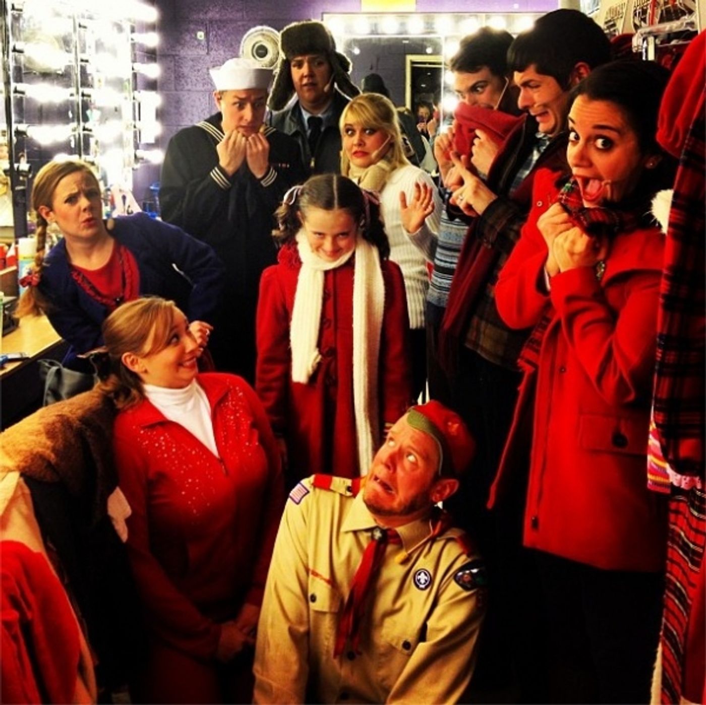 Photo Flash: Saturday Intermission Pics, Dec 29, Part 2 - BRING IT ON and A CHRISTMAS STORY Say Farewell & More!  Image