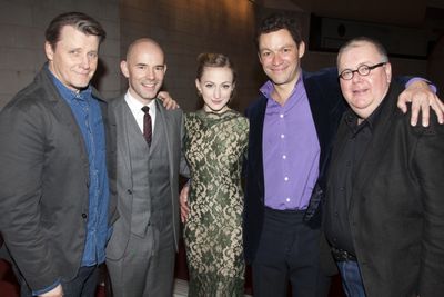 Anthony Calf (Colonel Pickering), Daniel Evans (Director), Carly Bawden (Eliza Doolit Photo