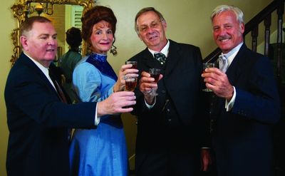 Mark Chambers, Sara Morsey, Dick Boyd, and Peter Thomasson  Photo