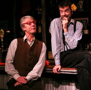 Tim Kniffin and Steven Abbott portray the McCourt brothers and a collection of characters from relatives to rogues, fools and petty tyrants @ BroadwayWorld Tim Kniffin and Steven Abbott portray the McCourt brothers and a collection of charac Photo