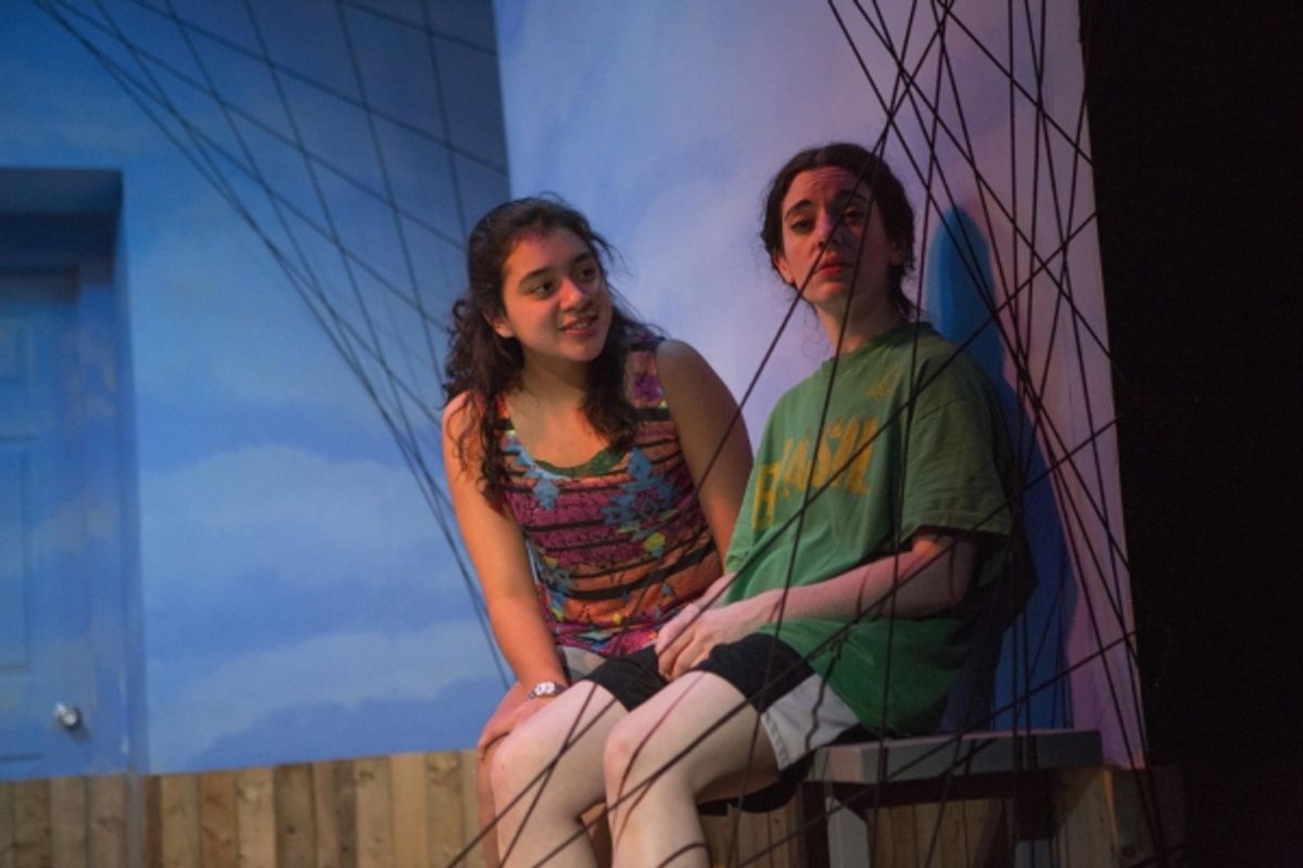 Magdalena Ramos (Pepi) and Phebe Taylor (Guapa) at 