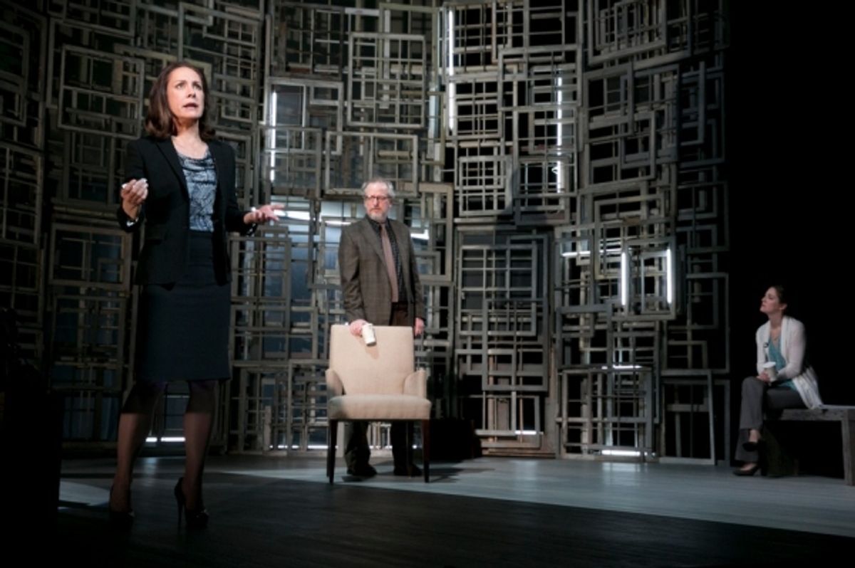 Laurie Metcalf as 'Juliana Smithton' and Daniel Stern as 'Ian Smithton' at 