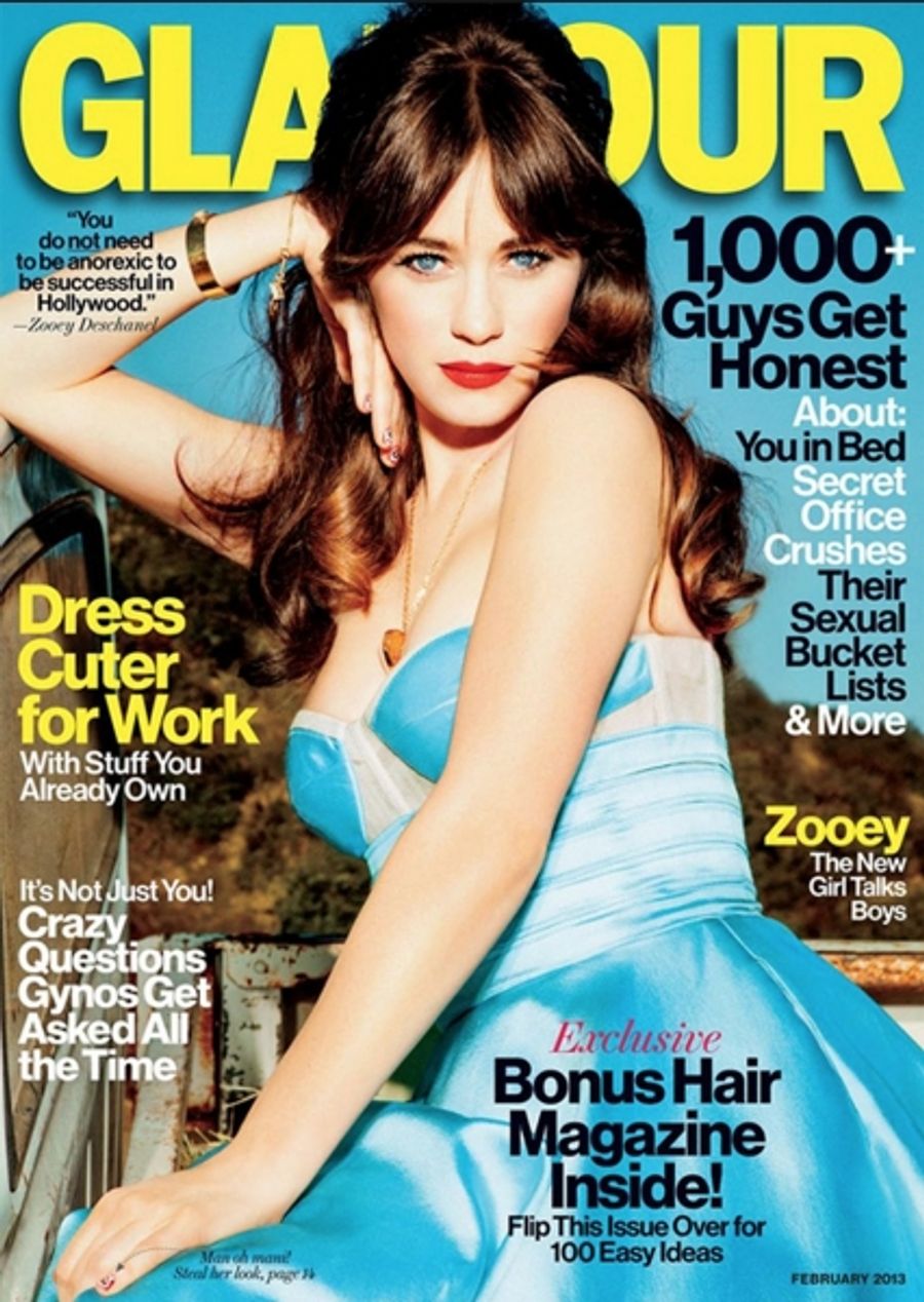 Photo Coverage: Zooey Deschanel's Glamour Shot Image