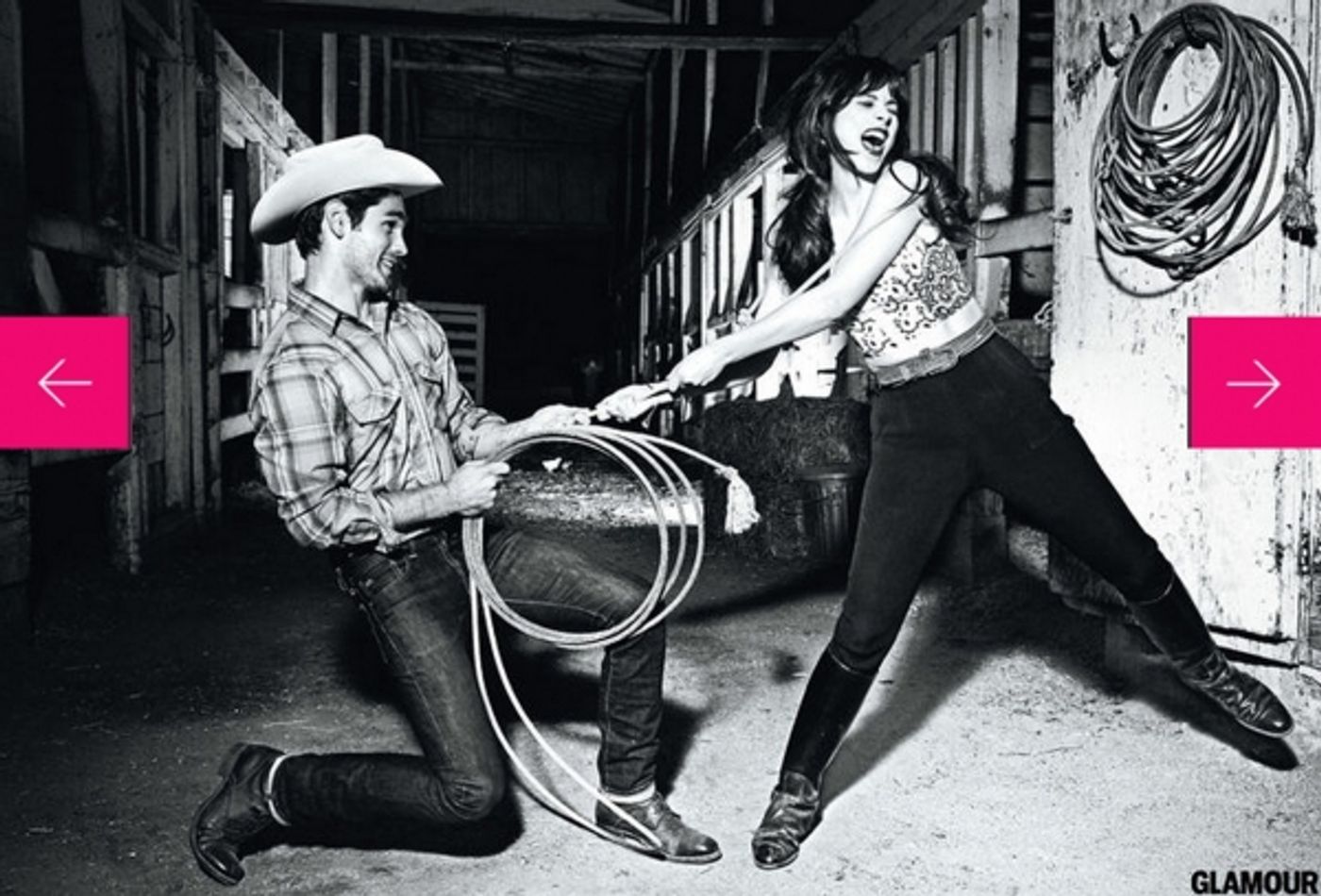 Photo Coverage: Zooey Deschanel's Glamour Shot  Image