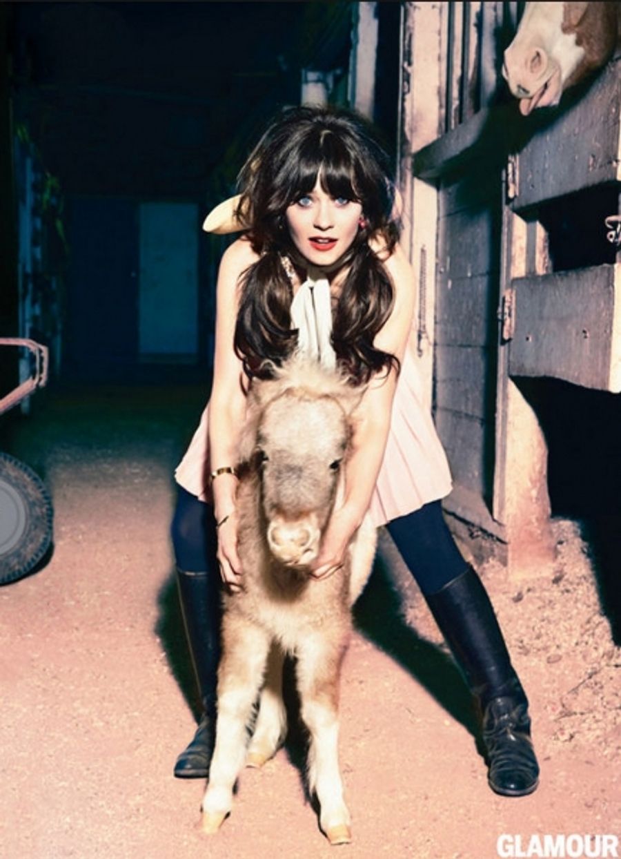 Photo Coverage: Zooey Deschanel's Glamour Shot Image