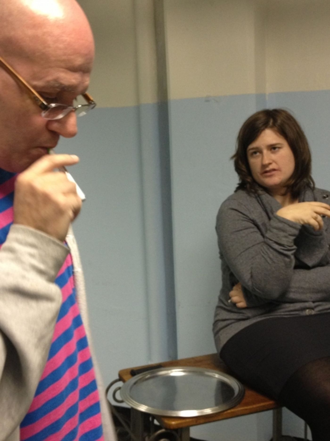 Photo Flash: In Rehearsal with the Cast of MOOSE MURDERS! Photo Flash: In Rehearsal with the Cast of MOOSE MURDERS! Image