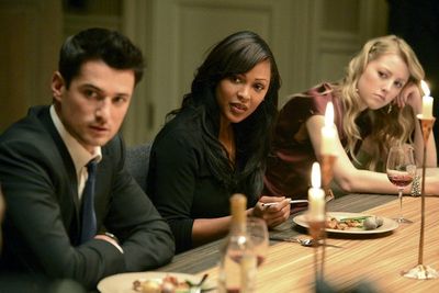 Wes Brown, Meagan Good, Ella Rae Peck Photo