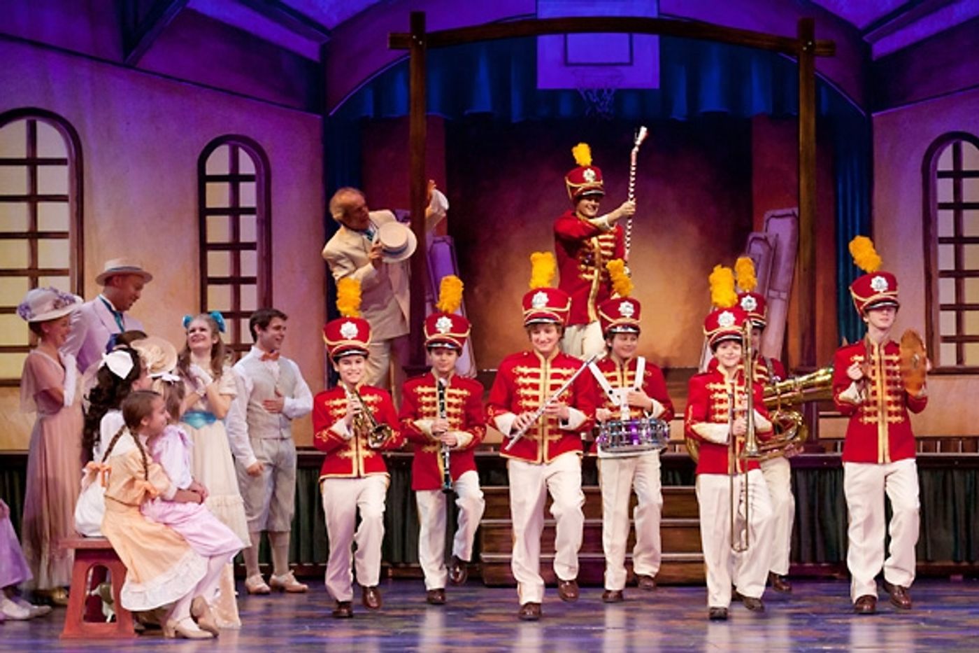 Photo Flash: First Look at Jeffrey Coon, Jennifer Hope Wills and More in Walnut Street's THE MUSIC MAN  Image