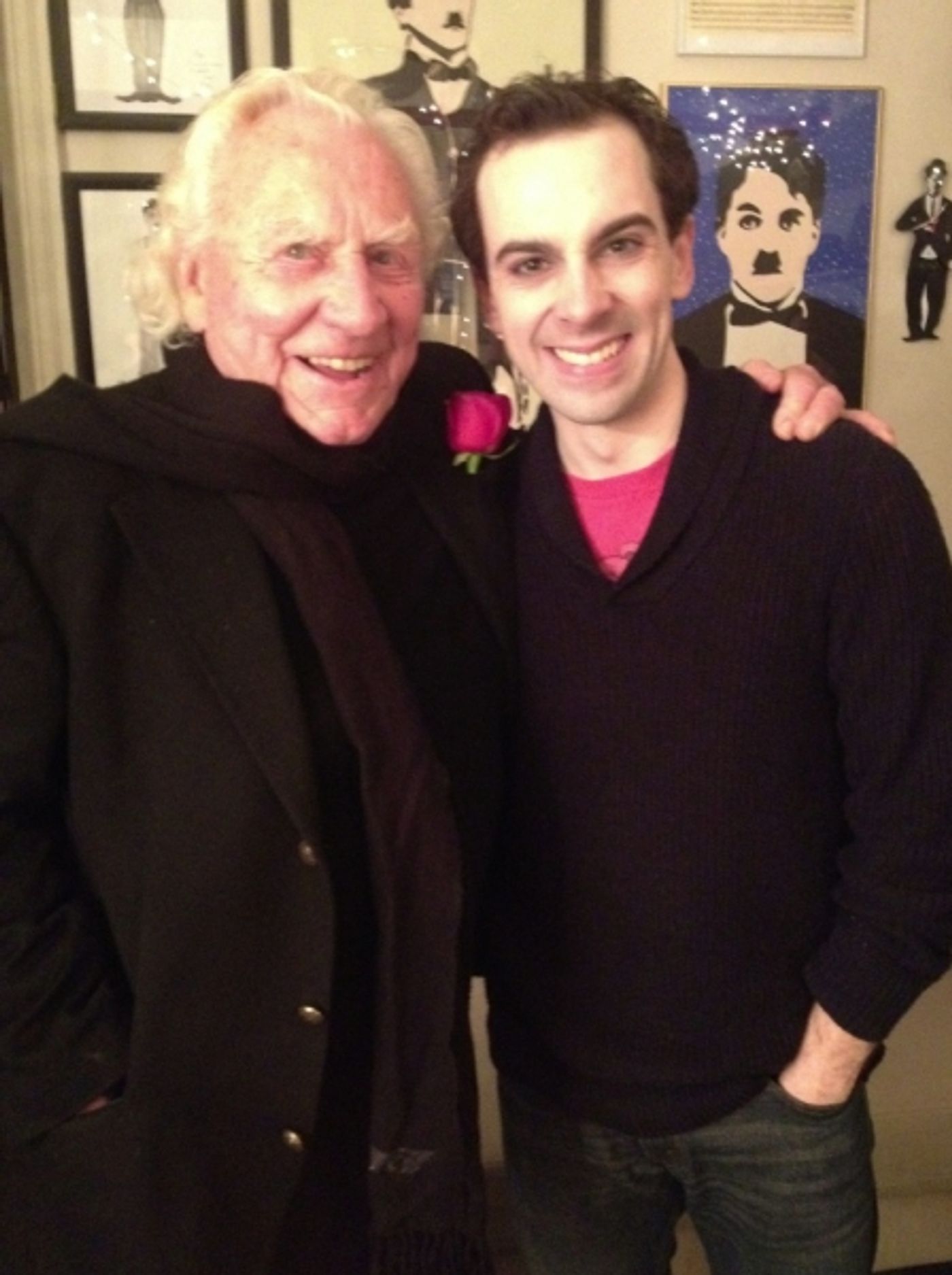 Photo Flash: Ricky Lyon & Joseph Sirola Visit CHAPLIN!  Image