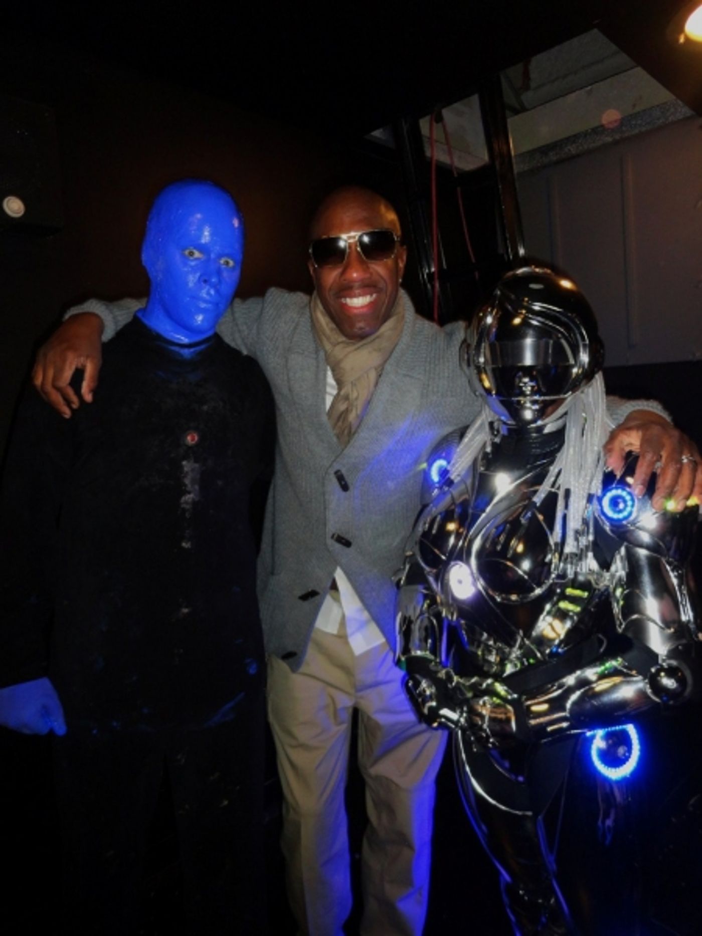 Photo Flash: Corey Taylor, Kurt Warner and J.B. Smoove Attend BLUE MAN GROUP in Las Vegas Photo Flash: Corey Taylor, Kurt Warner and J.B. Smoove Attend BLUE MAN GROUP in Las Vegas Image
