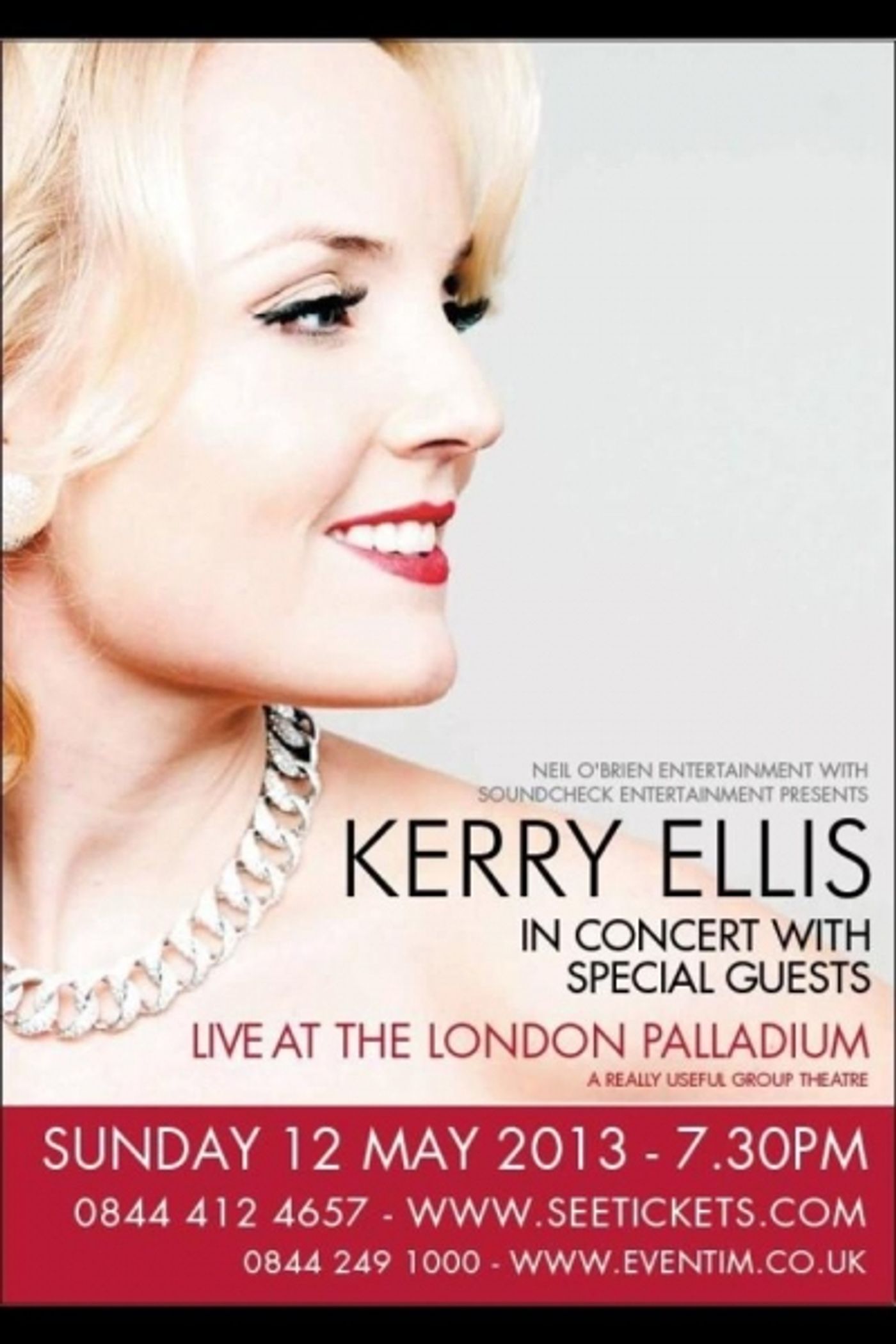 Photo Flash: West End and Broadway Star Kerry Ellis Reveals London Palladium Poster  Image