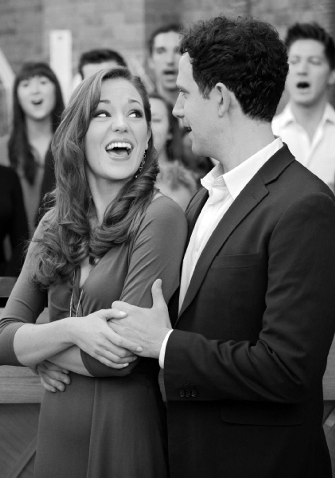 Photo Coverage: Cast of CINDERELLA Meets the Press- Laura Osnes, Santino Fontana, Victoria Clark & More!  Image