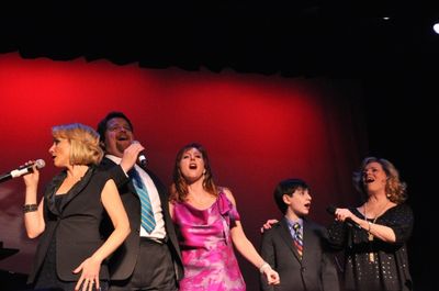 Carter Calvert, John Treacy Egan, Rita Harvey Matthew Schechter and Carole Demas
 Photo
