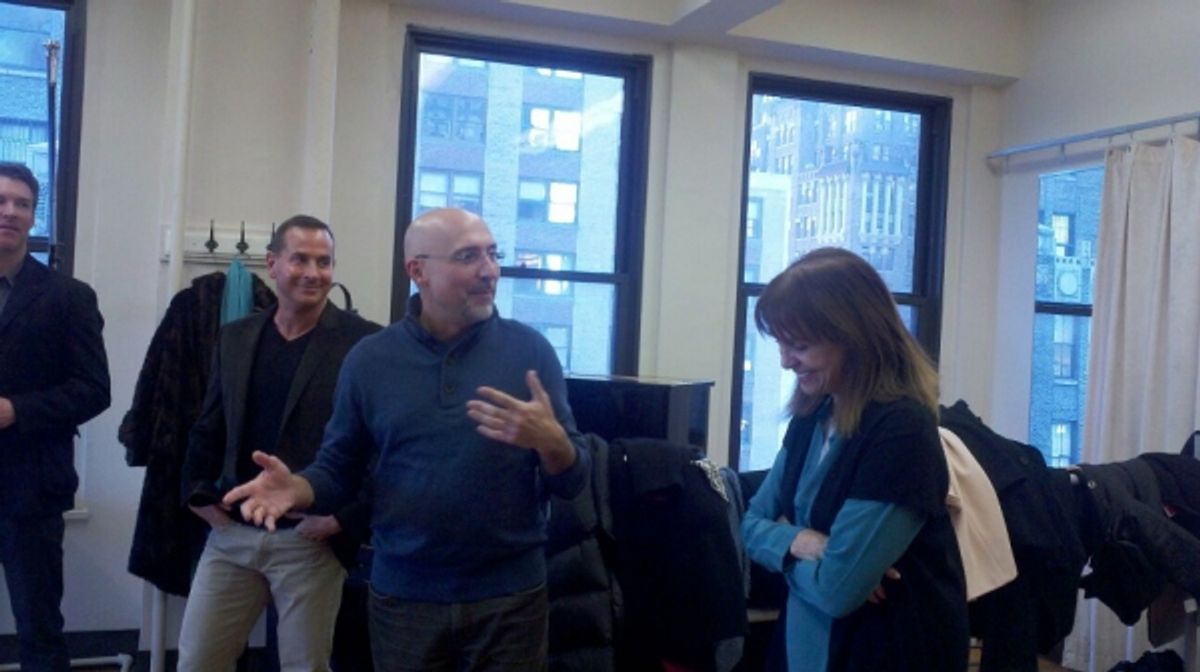 Matthew Lombardo, Rob Ruggiero and Valerie Harper at 