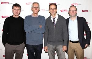 Elliot Fox, David Ives, John Rando and Andrew Leynse Photo