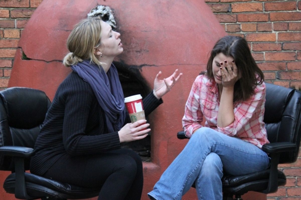 Mischa Hutchings, Gina Williamson at 