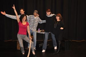 Lisa Weiss, David Cowan, Sam Weiss, Kristine Tibbs, Debbie MacLeod; Photo: Arthur Mor Photo