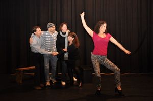 David Cowan, Sam Weiss, Kristine Tibbs, Debbie MacLeod, and Lisa Weiss; Photo: Arthur Photo