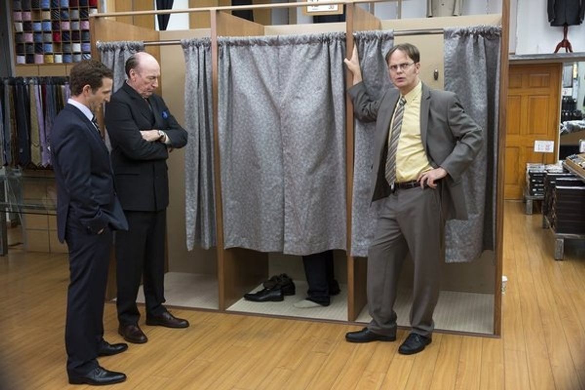 Will Greenberg, Ed Lauter, Rainn Wilson at 