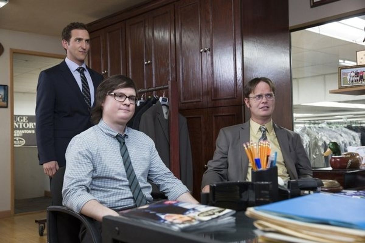 Will Greenberg, Clark Duke, Rainn Wilson  at 