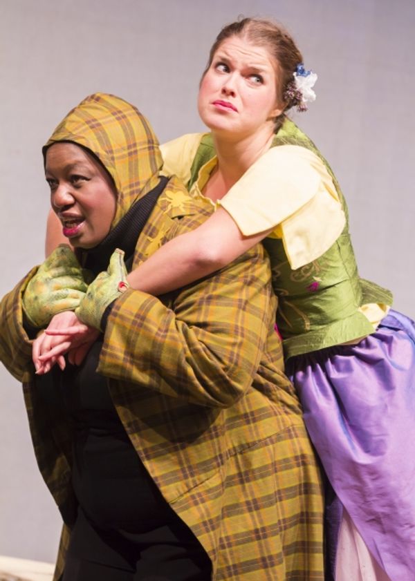  L. Louise Jackson as Mama Frog and Kelsey Cratty as Thumbelina Photo