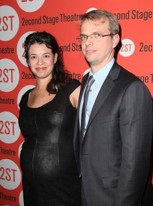 Playwright Quiara Alegria Hudes & husband Ray Beauchamp @ BroadwayWorld Playwright Quiara Alegria Hudes & husband Ray Beauchamp Photo