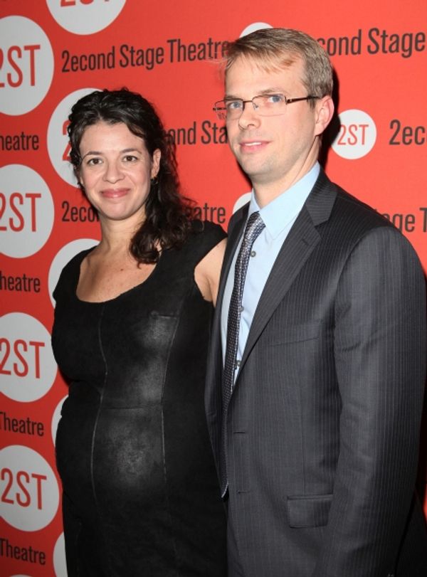 Playwright Quiara Alegria Hudes & husband Ray Beauchamp Photo