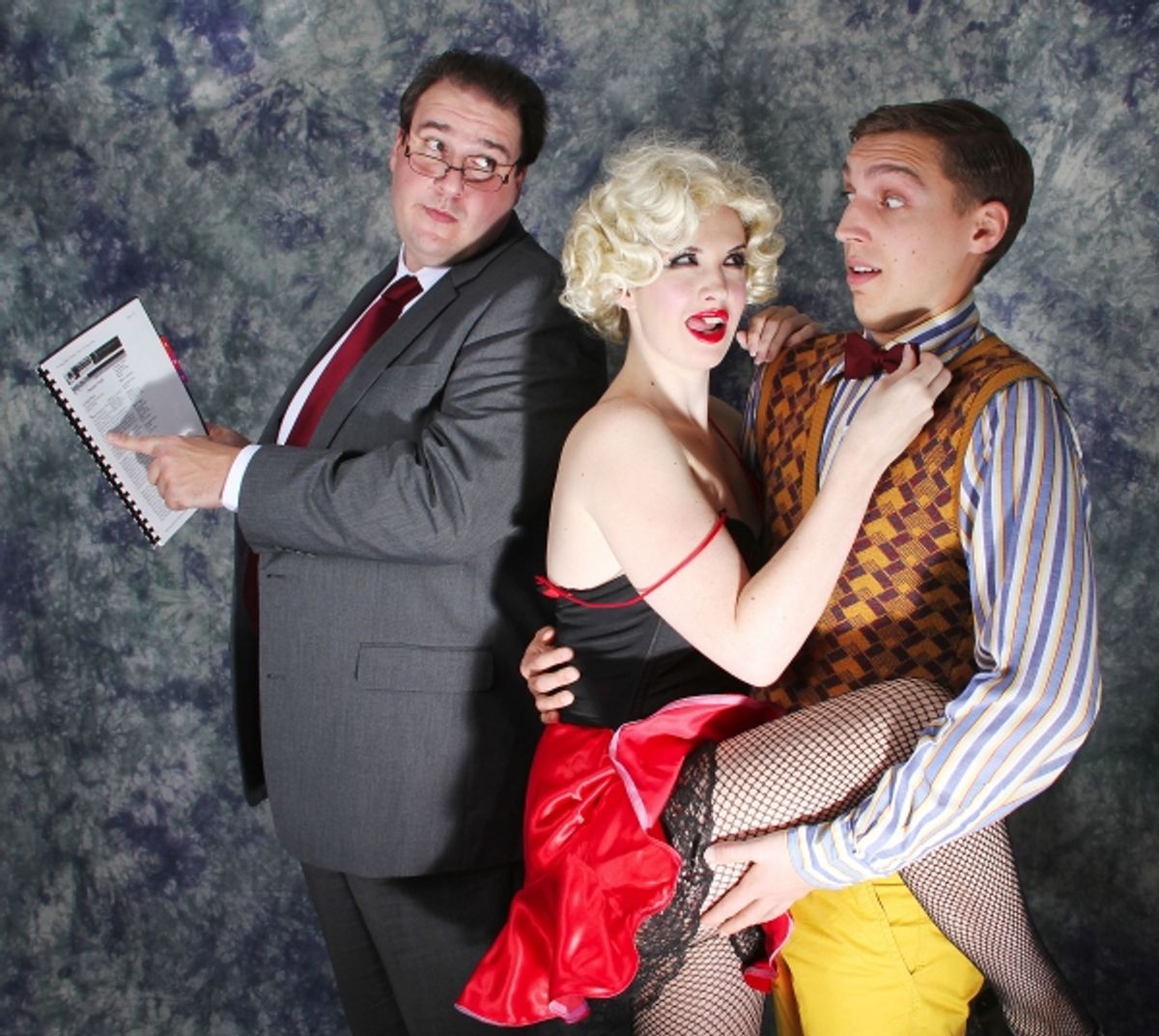 Garrick Dietze (Lecturer), Emily Jabas (Sally), Kurt Bender (Jimmy) at 