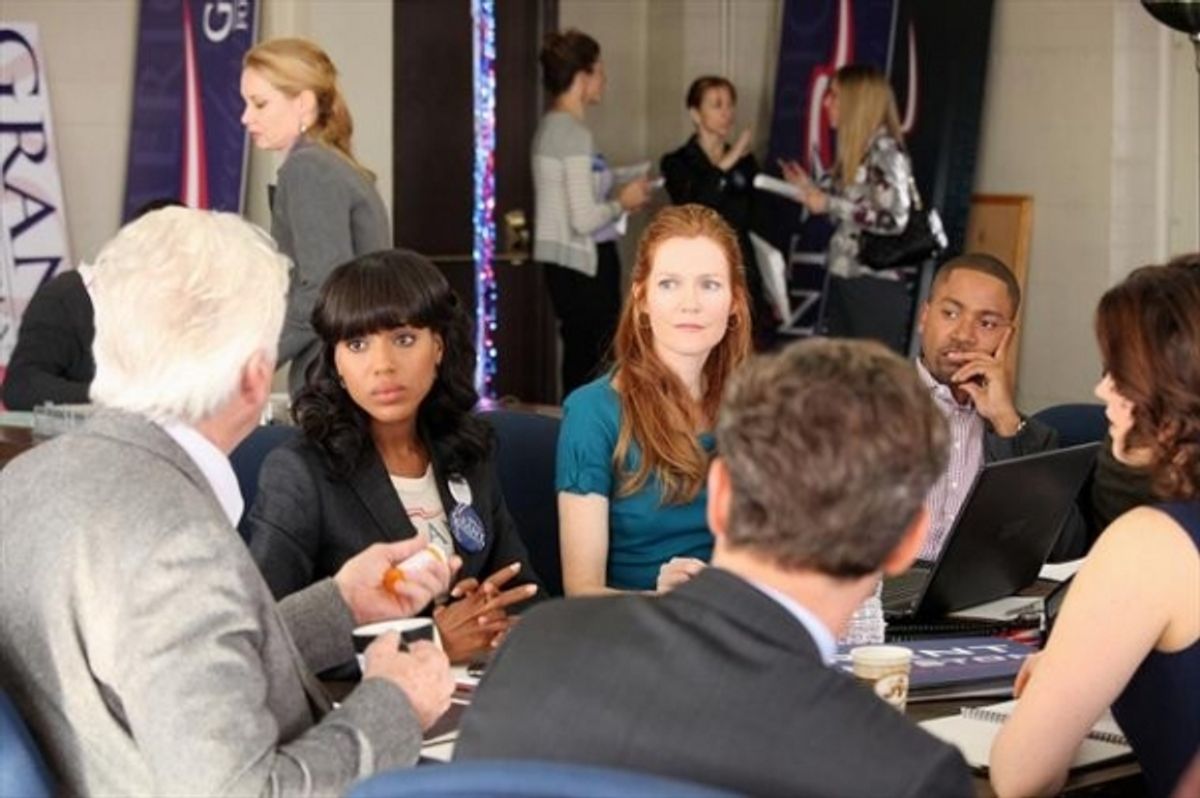 BARRY BOSTWICK, KERRY WASHINGTON, DARBY STANCHFIELD, TONY GOLDWYN, COLUMBUS SHORT at 