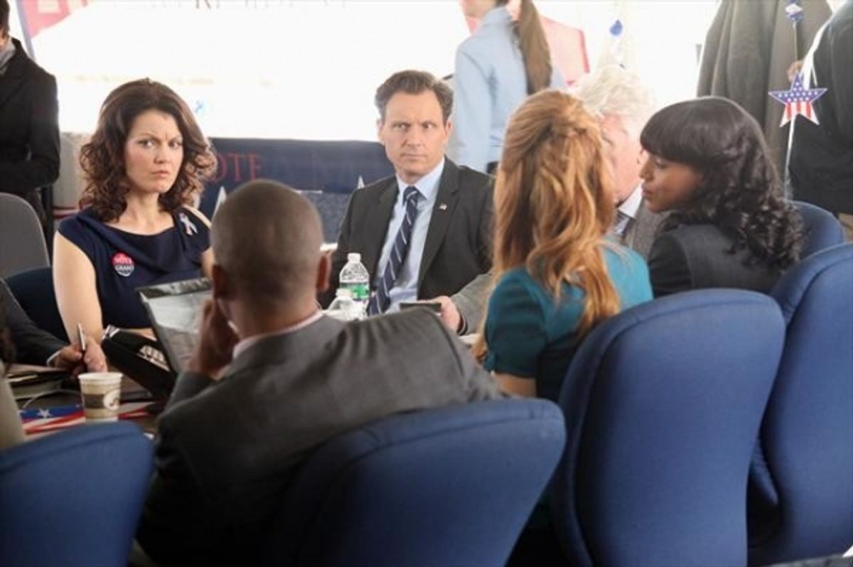 BELLAMY YOUNG, COLUMBUS SHORT, TONY GOLDWYN, DARBY STANCHFIELD, KERRY WASHINGTON at 